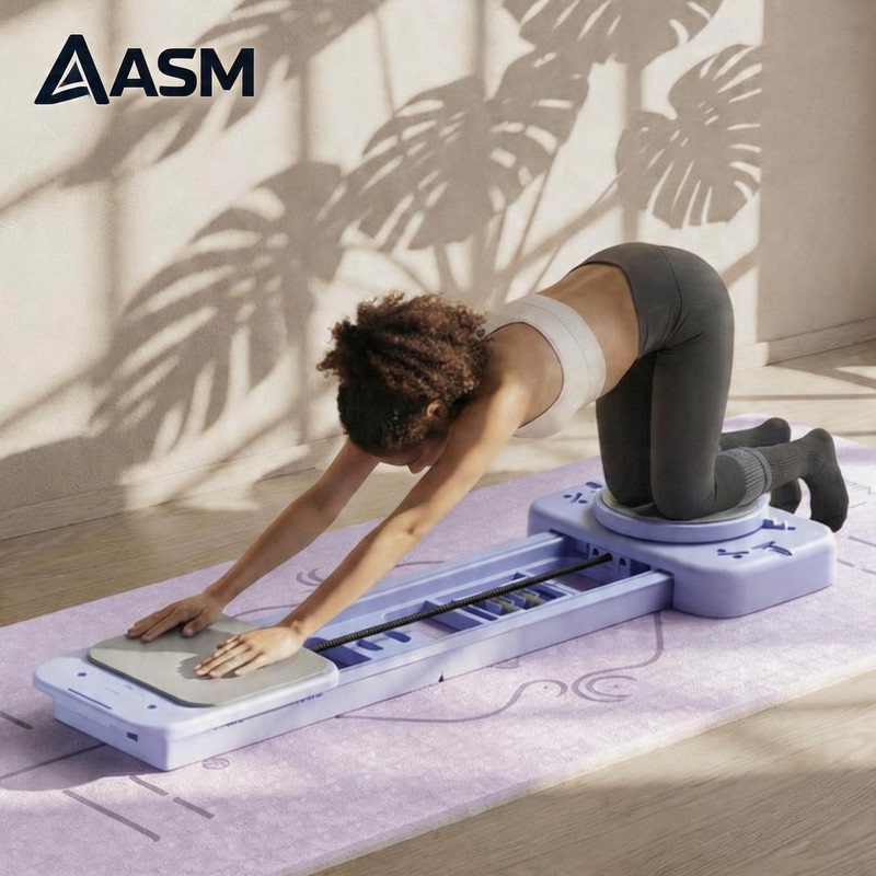 Home-Use Small Pilates Core Yoga Bed, Body Flexibility Machine, Waist Twisting Disc, Multifunctional Professional Yoga Studio Fitness Equipment