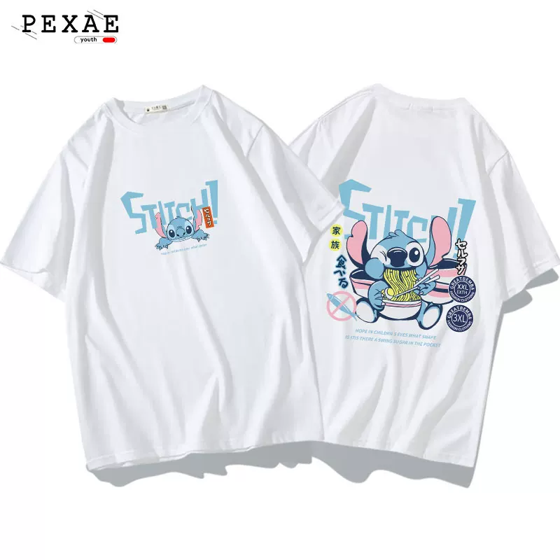 Короткая футболка японского мультяшного бренда с коротким рукавом