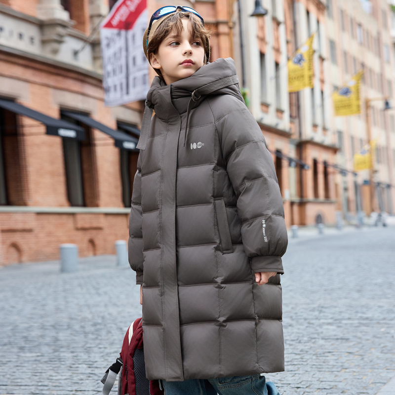 Children's down Jacket 2025 Winter New Style for Older Girls and Boys, Mid-Length Thickened Casual Coat for Toddlers
