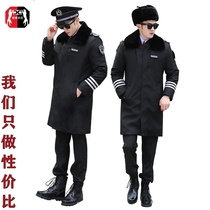 Italy Fodon Nei security clothing wool coat warm and thick cotton liner winter clothing Security property coat professional wear