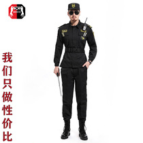 Ifdo Doni Spring and Autumn Security Clothing Lapel Overalls Special Training Training Costumes Hotel Security Uniform Set