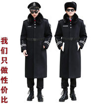 Ifdori professional clothing coat security clothing wool coat warm thick cotton liner winter security uniform