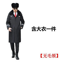 Черное пальто безволосые аксессуары без воротника