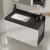 40 wide slate ultra-narrow mini small apartment washbasin bathroom washbasin washstand smart bathroom cabinet combination