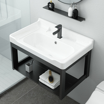 Bathroom wall-mounted wash basin cabinet combination small household bathroom integrated wash table basin washbasin washbasin