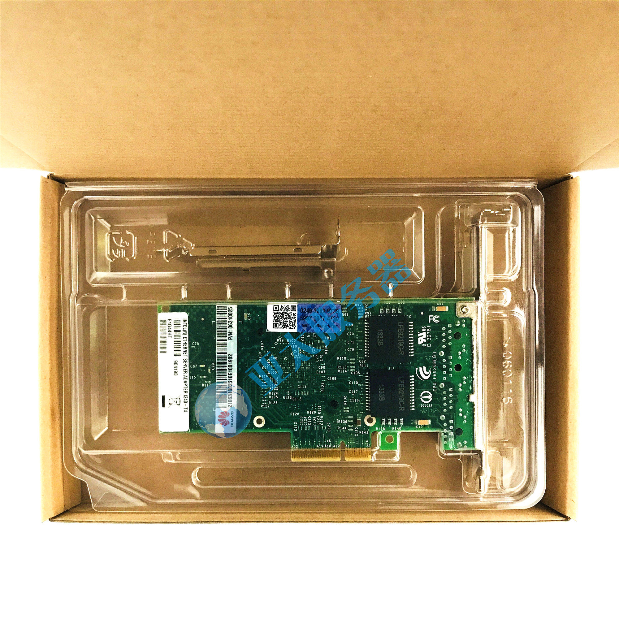 Original installed Huawei intel E1G44HT 82580 I340-T4 quad one thousand trillion network card 06310025