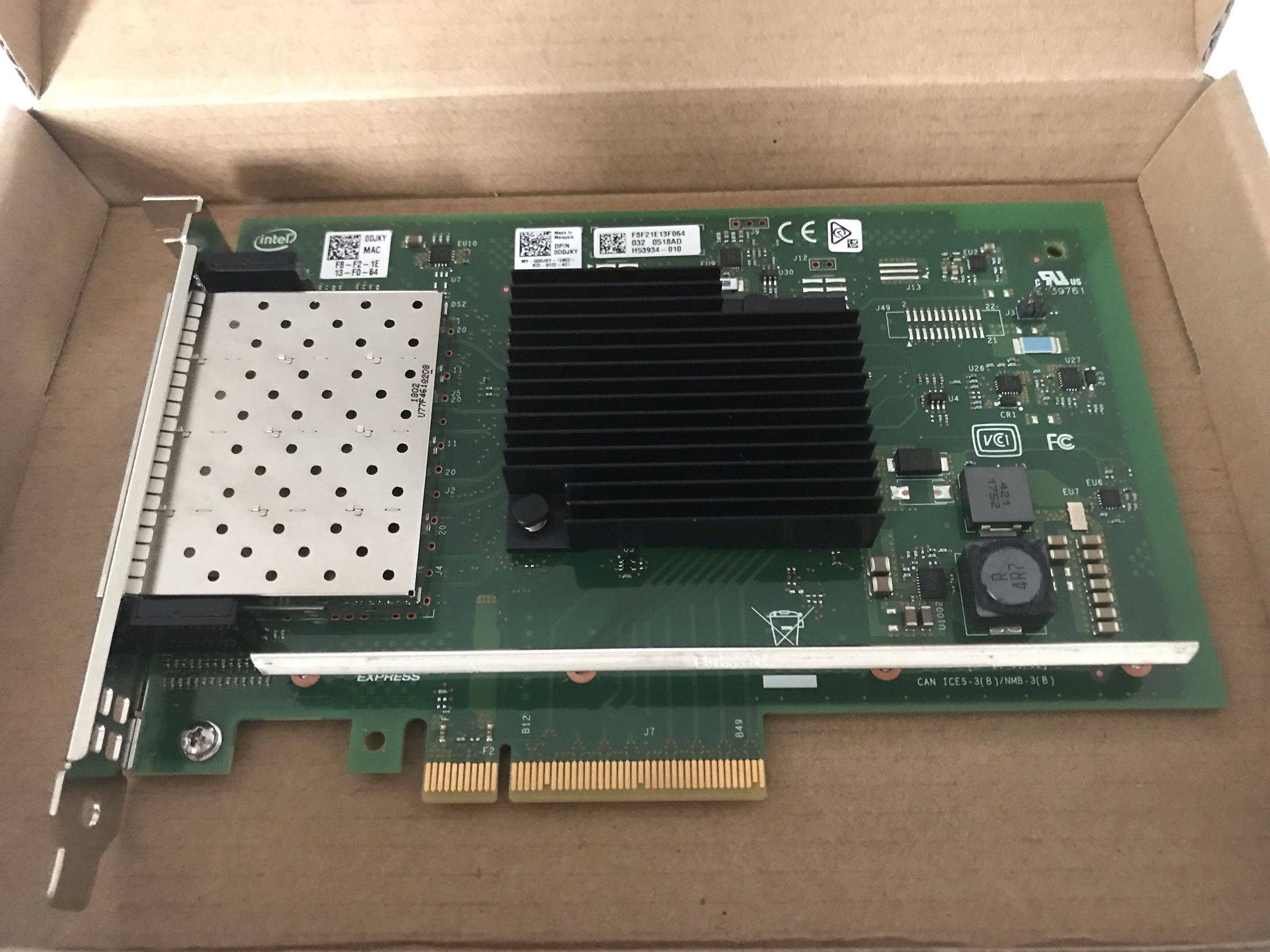 Original Dell X710-DA4 4-port 10G 10,000MB network card optical port
