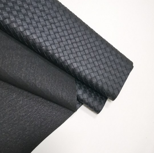 Self-Adhesive Artificial Leather Woven Pattern Sofa Leather Fabric Repair Background Wall Soft Bag Hard Bag Decorative Leather