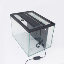 Back filter fish tank Side filter fish tank Ultra-white fish tank filter ecological fish tank free water change small rectangular lazy fish tank