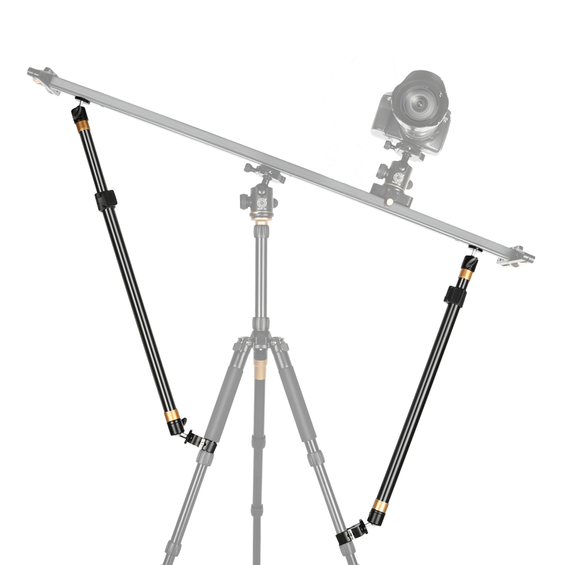 Light Fitting Era Slide Rail Support Telescopic Rod Single Eye Camera Photographic Camera Orbital Stable Support Carriage Tripod Accessories
