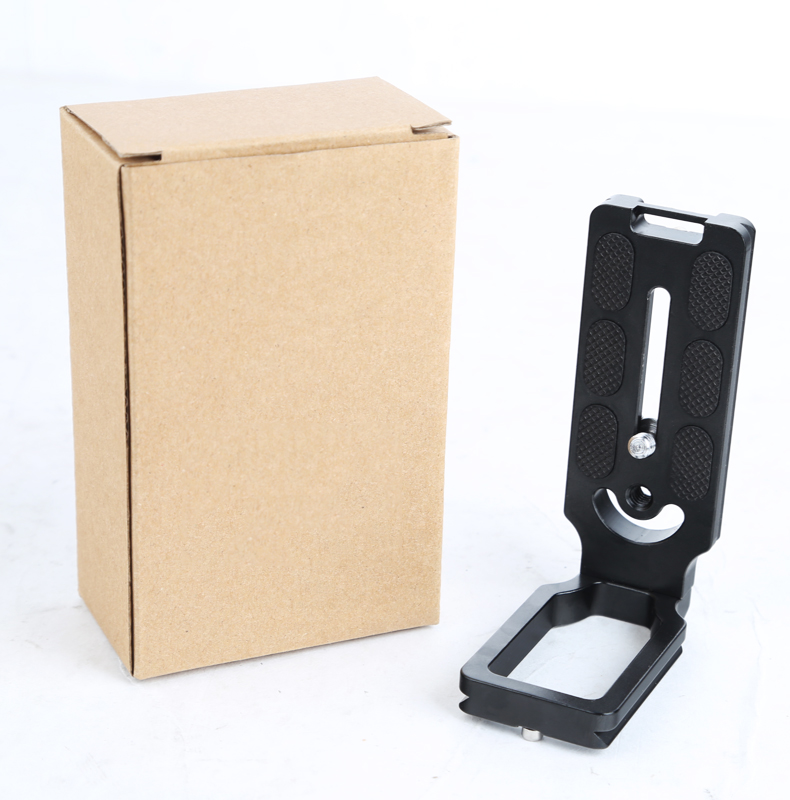 Nhẹ lượng vũ trang thời kỳ Q85 L-type tấm phát hành nhanh chóng / dọc màu xanh nhạt đứng / chân đầu camera tấm SLR - Phụ kiện máy ảnh DSLR / đơn balo máy ảnh