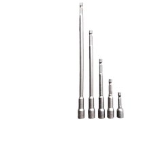 Inner hexagonal extended bit sleeve M8 drill tail screw socket for electric drill color steel tile dovetail drill tail self-tapping