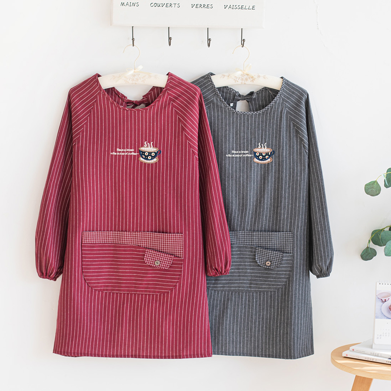 Apron housekitchen female fashion waterproof oil and oil and Korean edition work clothesMen cute day cooking around the waist