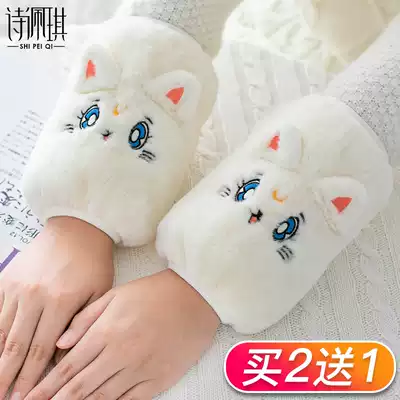 Sleeve women's hand sleeves short cute autumn and winter anti-dirt and anti-fouling children's sleeves long version of work office ins tide