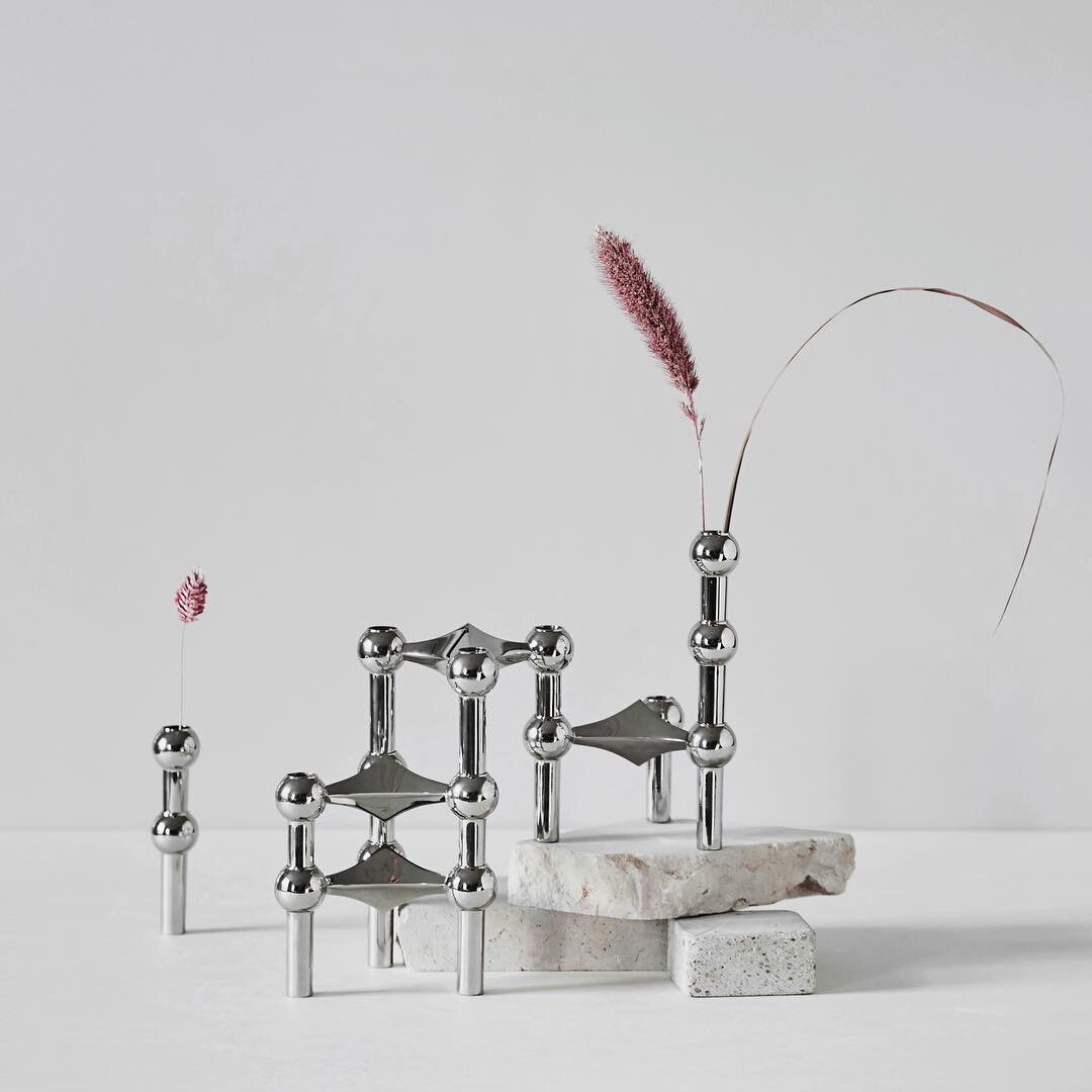 Spot Danish import stoff molecular structure stackable candle holder candle gift table decoration ins net red