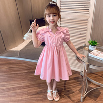 Childrens clothing Girls dresses Summer clothes net red Childrens princess dresses Big childrens summer girls skirts 2021 new foreign style