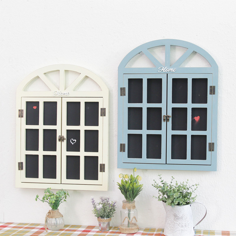 Wall Decoration Home Wall Decoration Eu Style Retro Modern Fashion Windows House Styling Chalkboard Message Board
