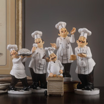 Creative resin crafts chef ornaments fashion home decoration bar Western restaurant Cafe cake shop furnishings