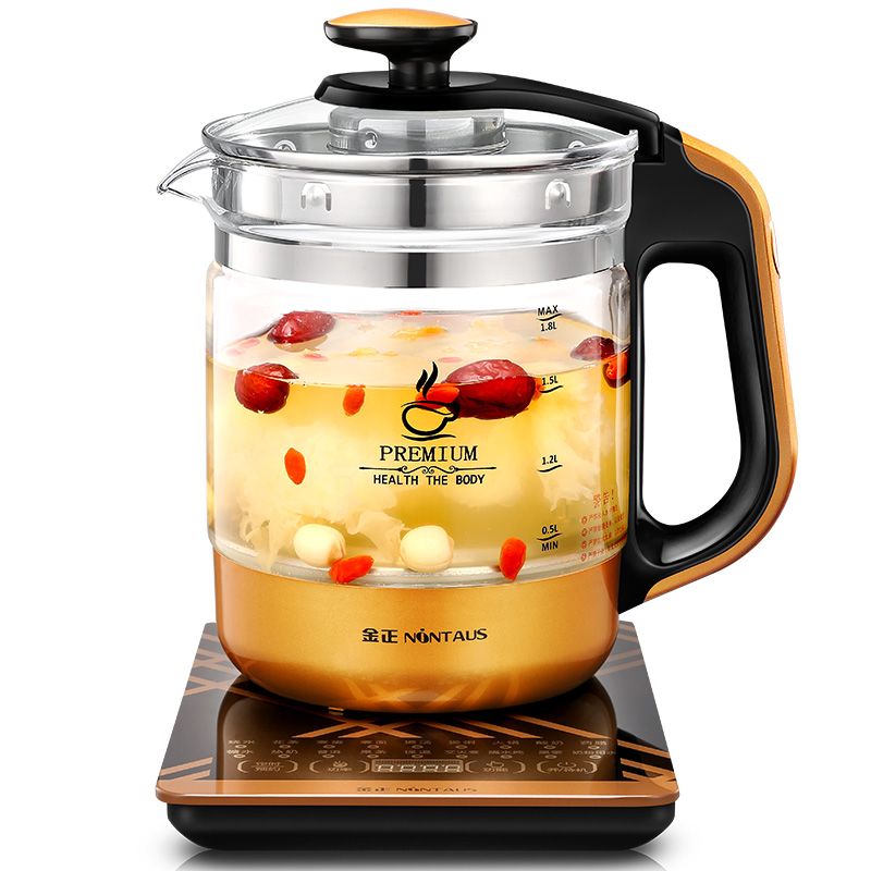 Automatic glass health pot 2 5L soup porridge porridge pot 3 liter large capacity frying pot for tea versatile