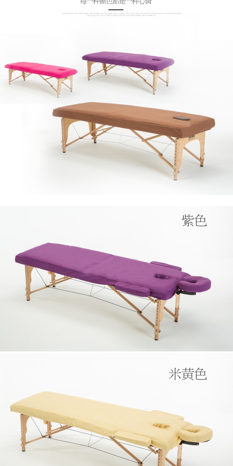 New Moonlight Pavilion Cotton Pattern 3 Piece Set Hình xăm chữa cháy tại nhà Vật lý trị liệu Châm cứu Massage Trung y Elm Bed Cover Ga phủ giường