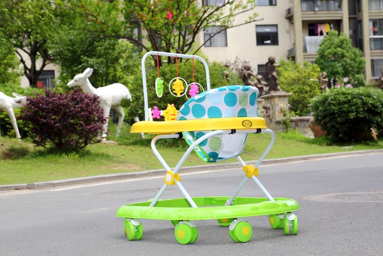 Baby walker xe đẩy có thể gắn kết 6-7-18 tháng đa chức năng chống rollover bé giúp trẻ em âm nhạc