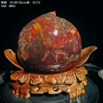 Pure natural Guilin chicken blood stone jade stone living room entrance study home decoration ornaments