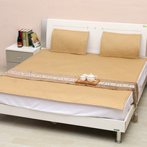 Yiyang Shui Bamboo cool mat head green thin bamboo Woven Bamboo Mat Handmade Bamboo Mat 1 5 m 1 8 m washable pure handmade