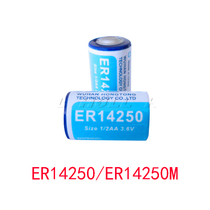 3 6V battery ER14250m H Weldable wire welding sheet welding foot Medium Blue standard ETC smart meter Internet of Things Lithium battery