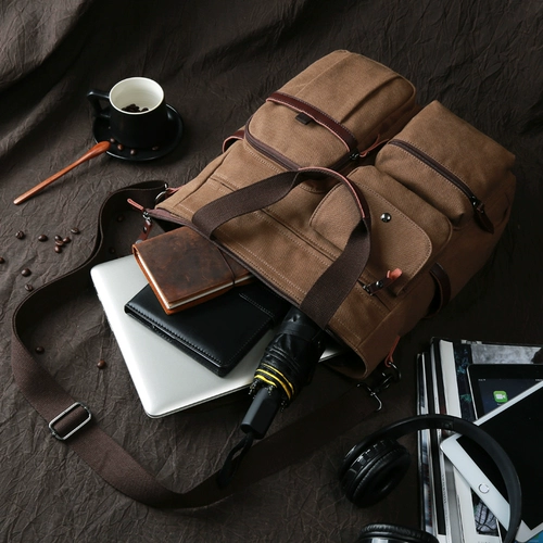 Мужская тканевая сумка, рюкзак, ноутбук, ремешок для сумки, бизнес-версия