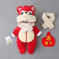 Детский пуховик для новорожденных, детское демисезонное термобелье, осенний весенний комплект для выхода на улицу