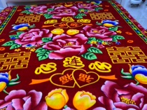 Sheet cloth single sale gold velvet thick fabric fabric fabric single sale sheet fabric warm fabric celebration fabric