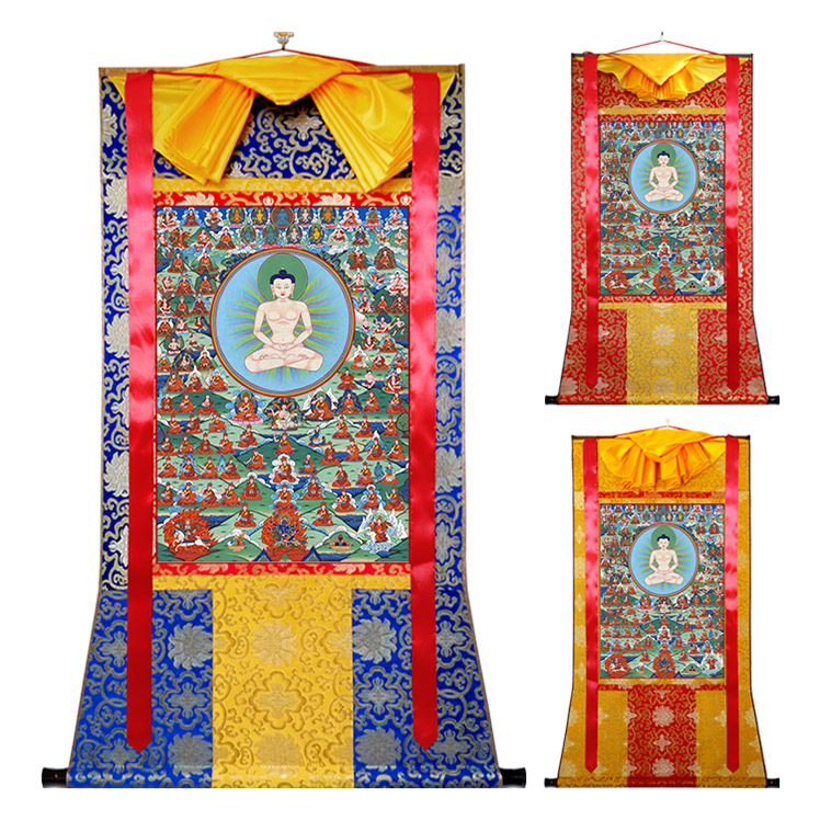 Customize Tibet Donka 2588 Puxian Wang such as Come (HD) cloth art installation Nepali style Non-hand painted