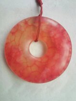 Authentic Ping An Buckle Thousand-Year Blood Jade Ping An Buckle Unparalleled in the World