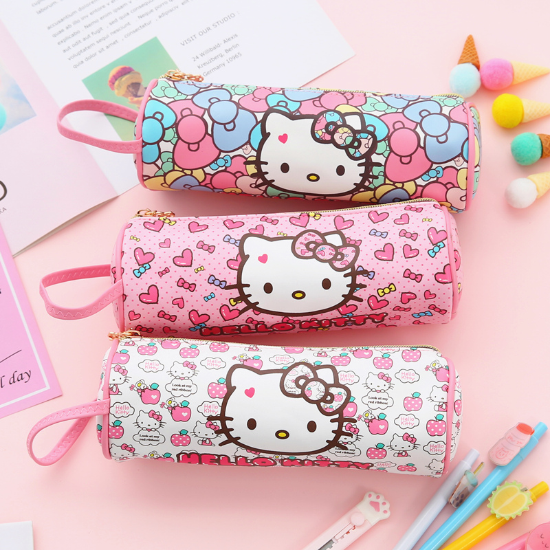 Net red pen bag female Jane Joins Japanese students Cartoon cute high face value large capacity girl's heart pencil case