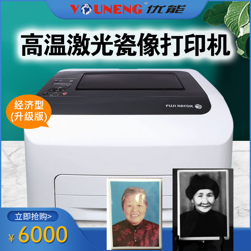 Printing machine Mausoleum Cemetery tombstone statue with porcelain like equipment High temperature digital pottery floral paper laser porcelain statue machine