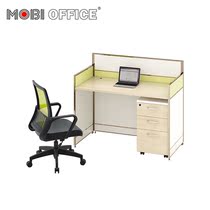 Great luxury furniture screen working position partition table modern minimalist desk chair computer desk open staff table combination