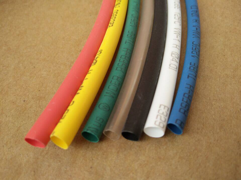 Heat-shrink pipe phi 6 m environmentally friendly flame-retardant heat-shrink sleeve heat shrink pipe ROHS UL UL certified multicoloured optional