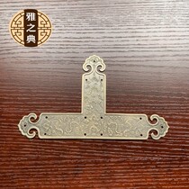 Antique copper wardrobe cabinet cupboard door corner copper decoration flower accessories classical furniture copper - corner corner angle angle corner corner corner corner