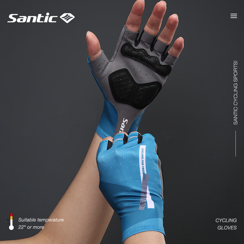 New Santic Sen Getaway Short Finger Riding 20 New Breathable Non-slip Bike Half Finger Riding Gloves