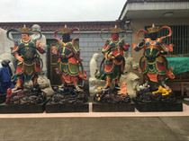 Manufacturer direct sale Buddha statue resin Buddha statue glass GRP polar color Big Four Kings 2 m 2 High Four Diamond Bodhisattva