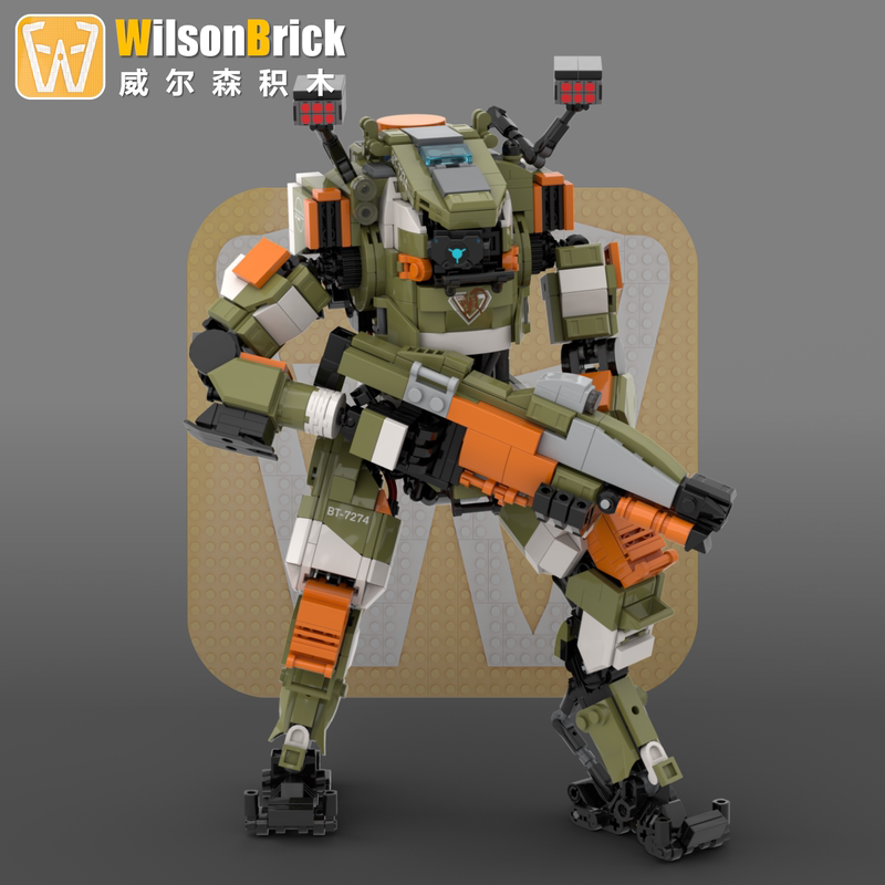 【Wilson Building Blocks】Titanfall Vanguard Class Titan Bt7274 and Other Building Game Peripherals