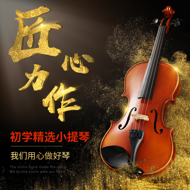 Zoyan Italian craft handcrafted solid wood professional beginning grade adult playing a module violin