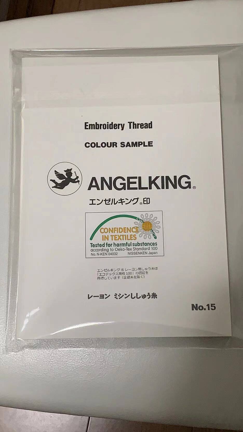 Japan's new original traditional color matching ANGELKING clip nail 5 edition textile angel color card clothing color card