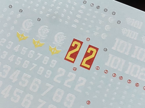 雪焰工作室 HG 1: 144 GTO Zaku Mobile Zaku (Act Zaku) Universal. Флуоресцентные наклейки с водой