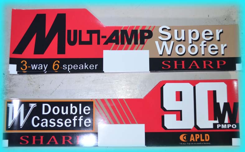 Sharp 777 Label Sticker Special 15.80