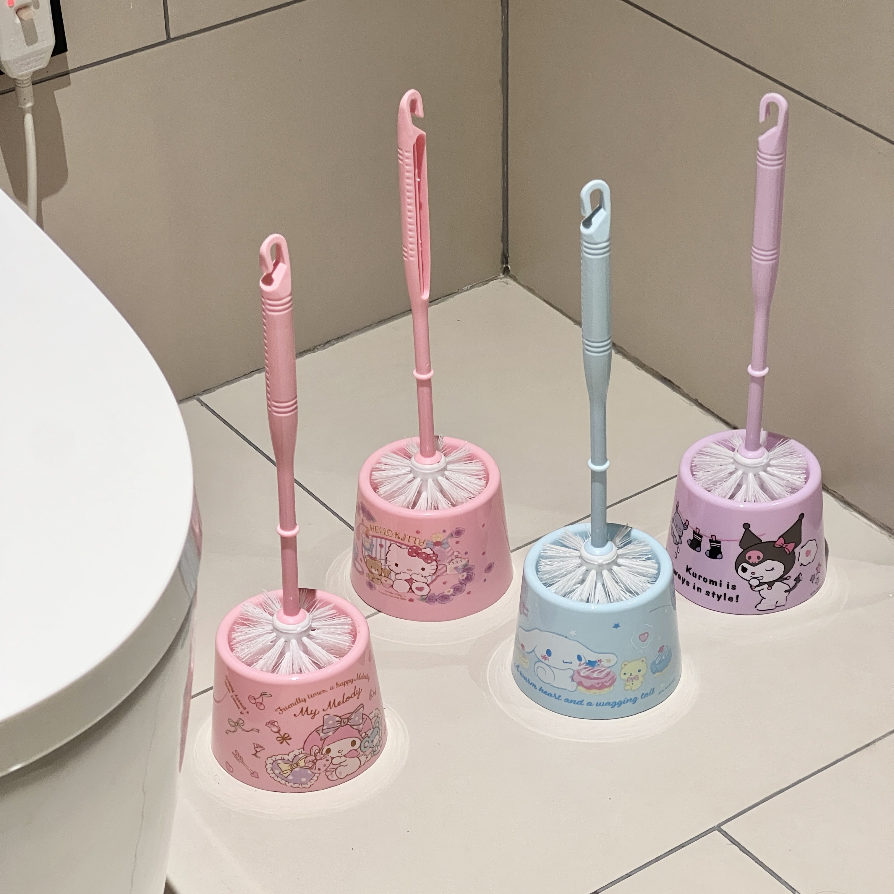 Melody cartoon cute toilet brush toilet brush