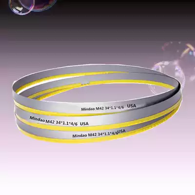 Saw steel hollow pipe I-beam 4240 band saw machine M42 bimetal band saw Blade specification and model 4570x34