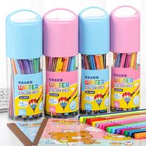 Soft head water painting 24 color color brush set primary school students with 36 color kindergarten children color pen painting 18