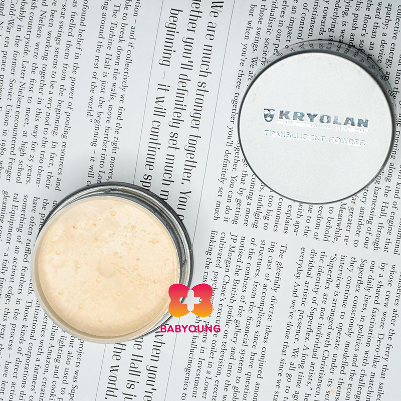 Mặt nạ Đức KRYOLAN mềm và mờ lớp trang điểm dạng bột lỏng kiểm soát dầu kéo dài TL11 20g - Quyền lực phấn geo trắng