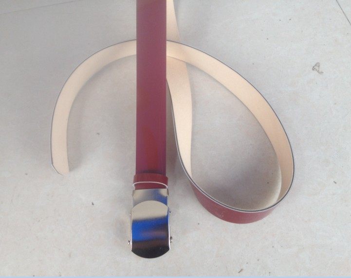 Brown-yellow red ball student military training belt inner belt performance activities old-fashioned belt